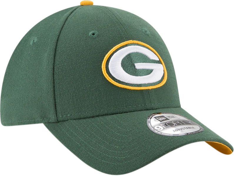 Youth Green Bay Packers 9Forty New Era Adjustable Hat - Image 3