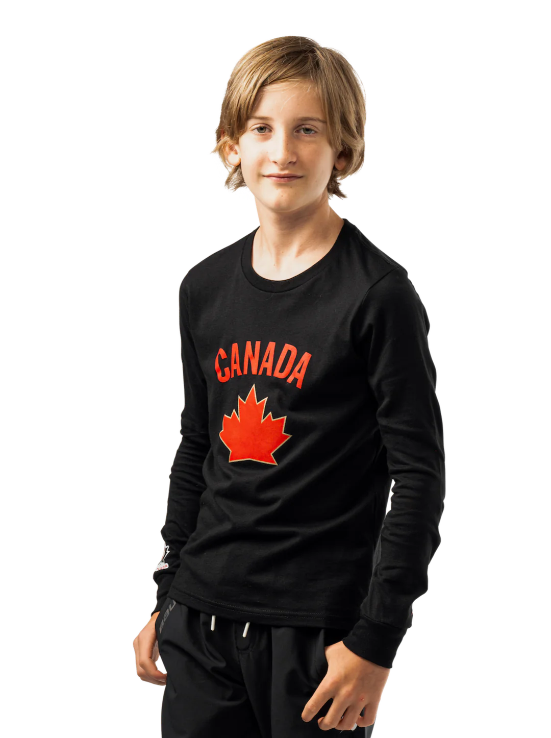 Youth Hockey Canada Bauer Graphic Long Sleeve - Black