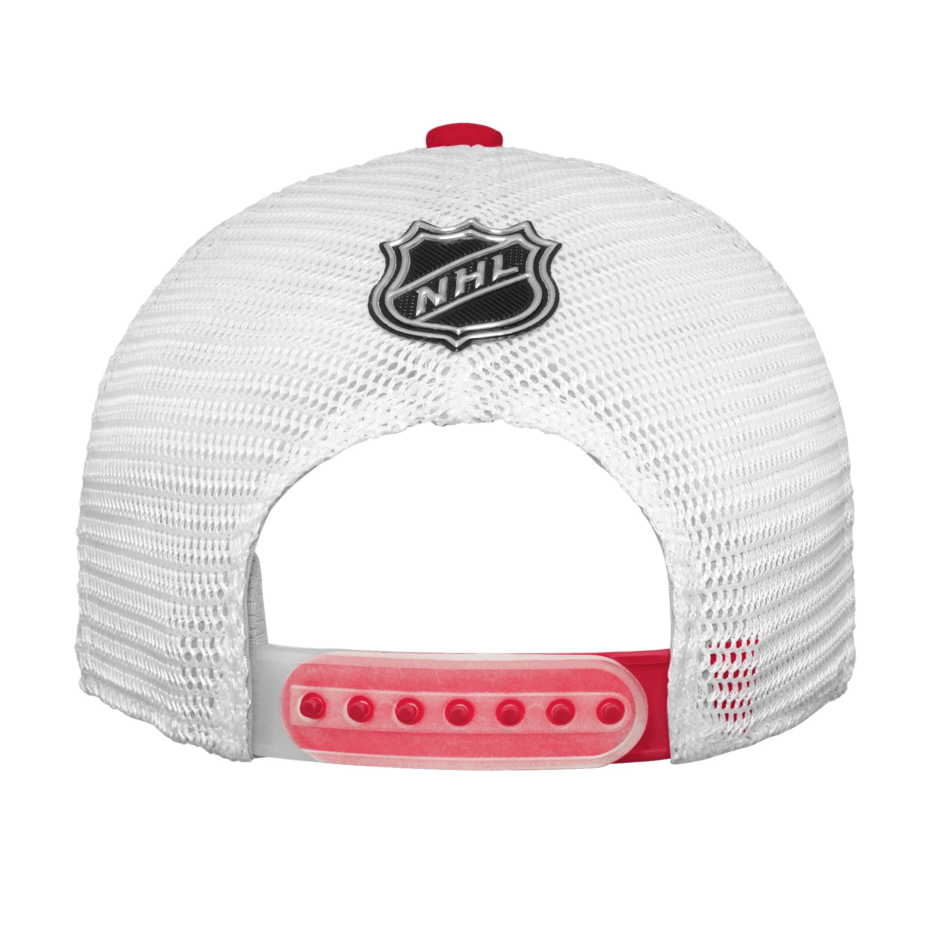 Youth Montreal Canadiens Fanatics Branded 2022 NHL Draft Authentic Pro On Stage Trucker Adjustable Hat - Image 3
