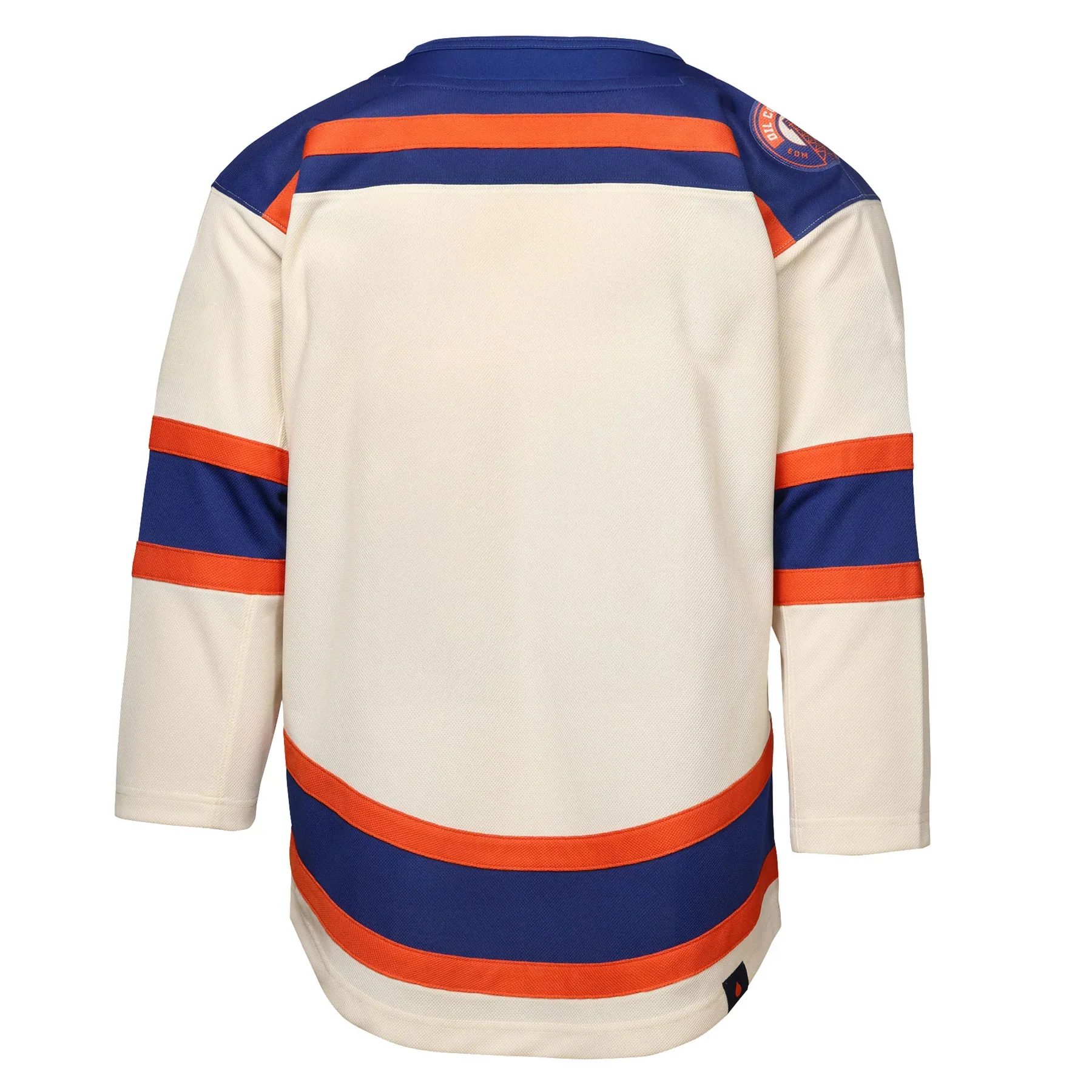 Youth NHL Edmonton Oilers Alternate Replica Jersey Blank - Light Beige - Image 3