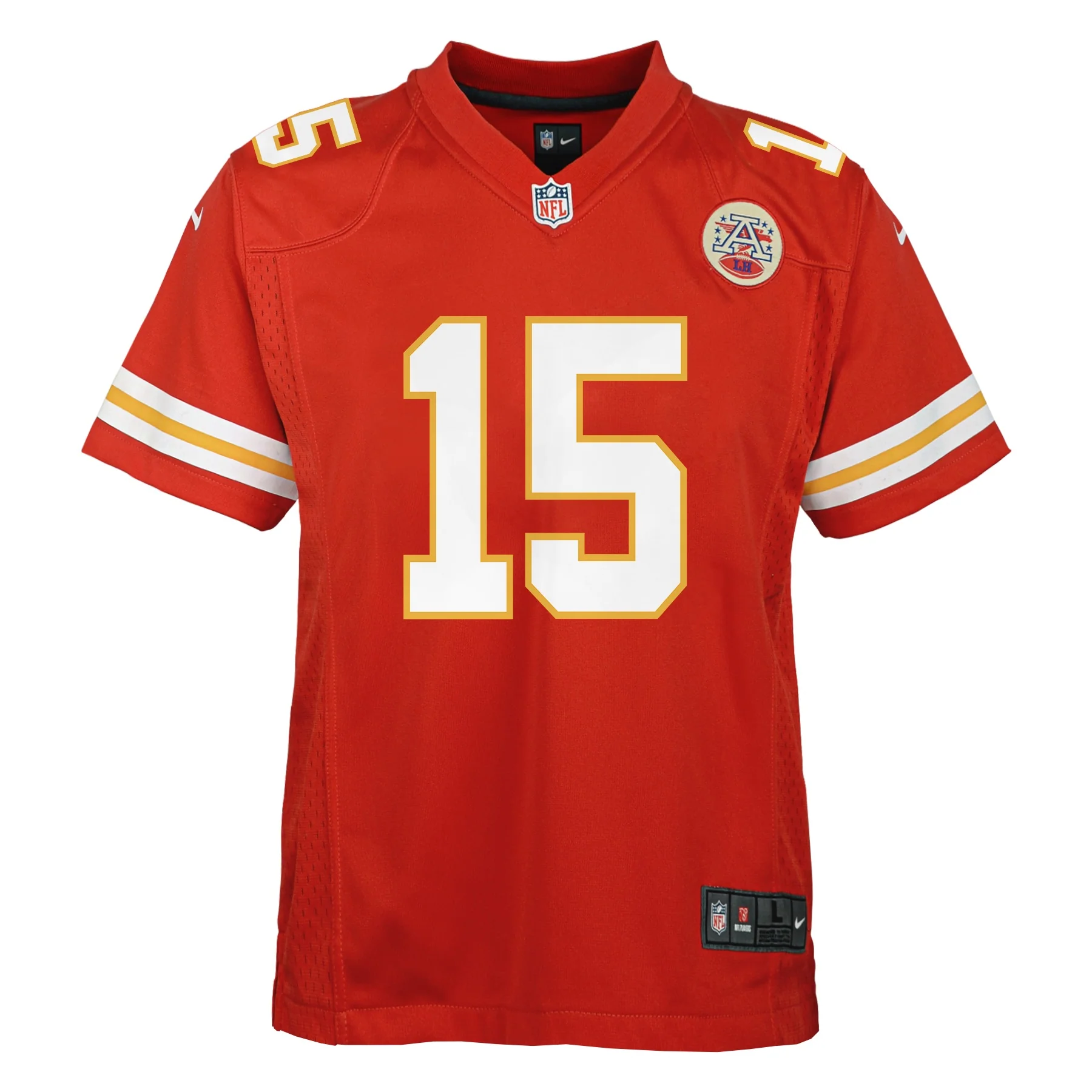 Youth Patrick Mahomes #15 Red Kansas City Chiefs Nike - Game Jersey - Image 2