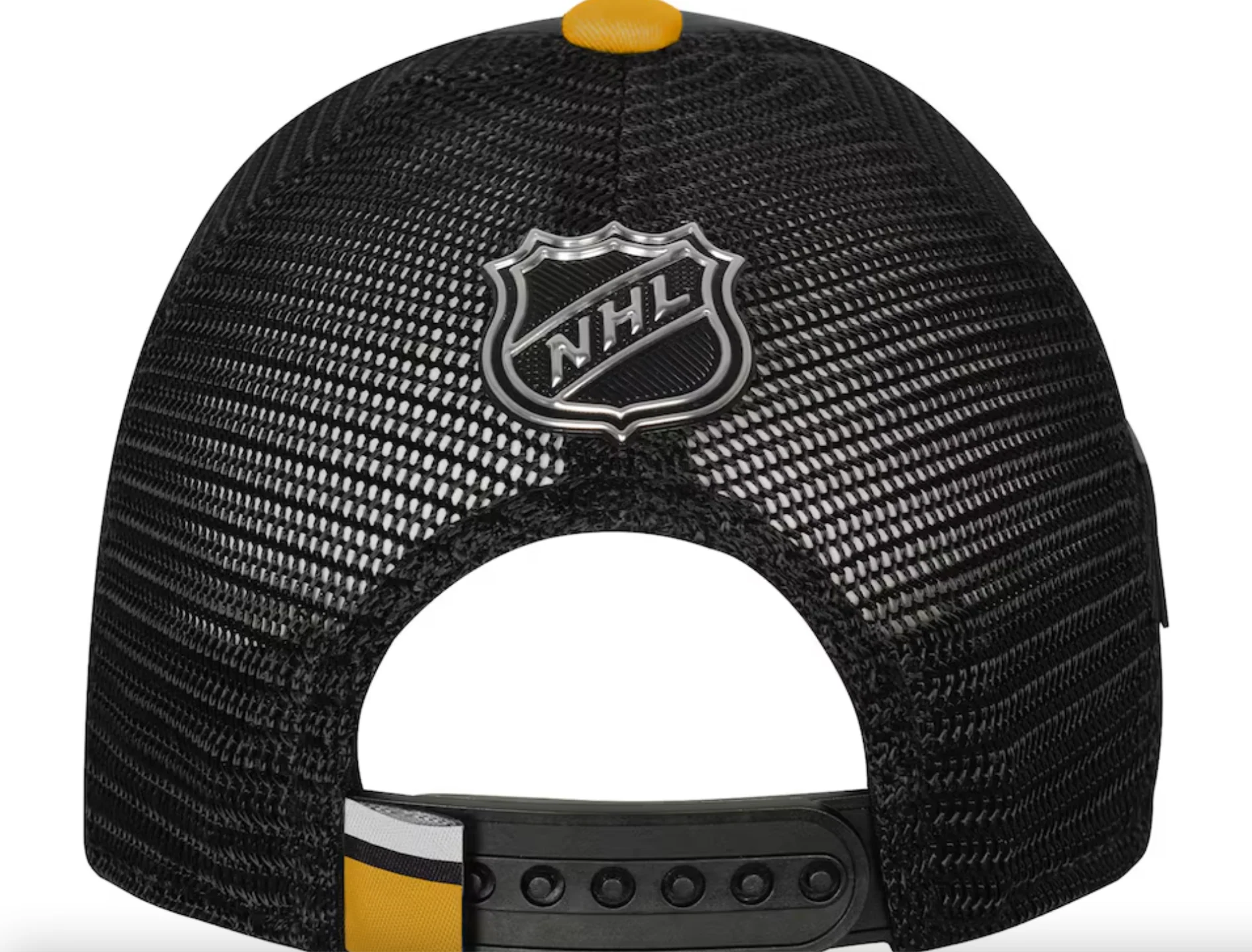 Youth Pittsburgh Penguins Fanatics Branded 2024 NHL Draft On Stage Trucker Adjustable Hat - Image 2