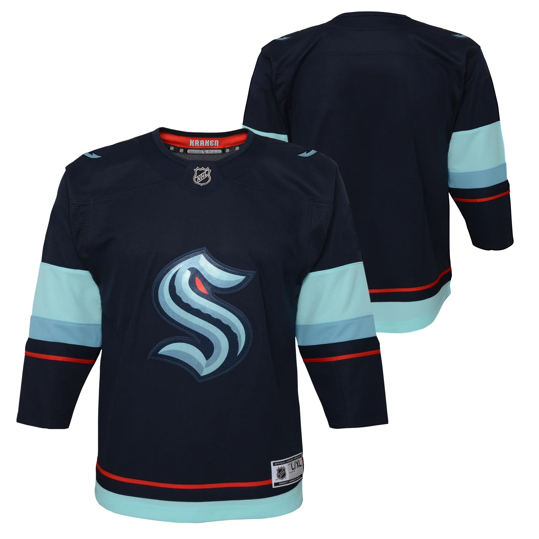 Youth Seattle Kraken Premier Home Replica Jersey