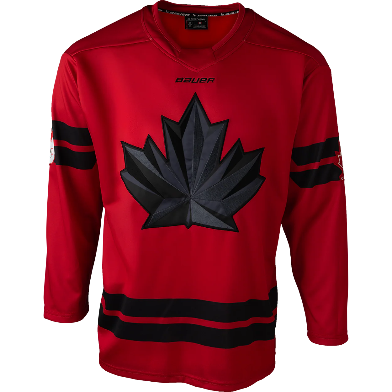 Youth Team Canada 2026 Olympics Bauer Replica Jersey - Red - Image 3