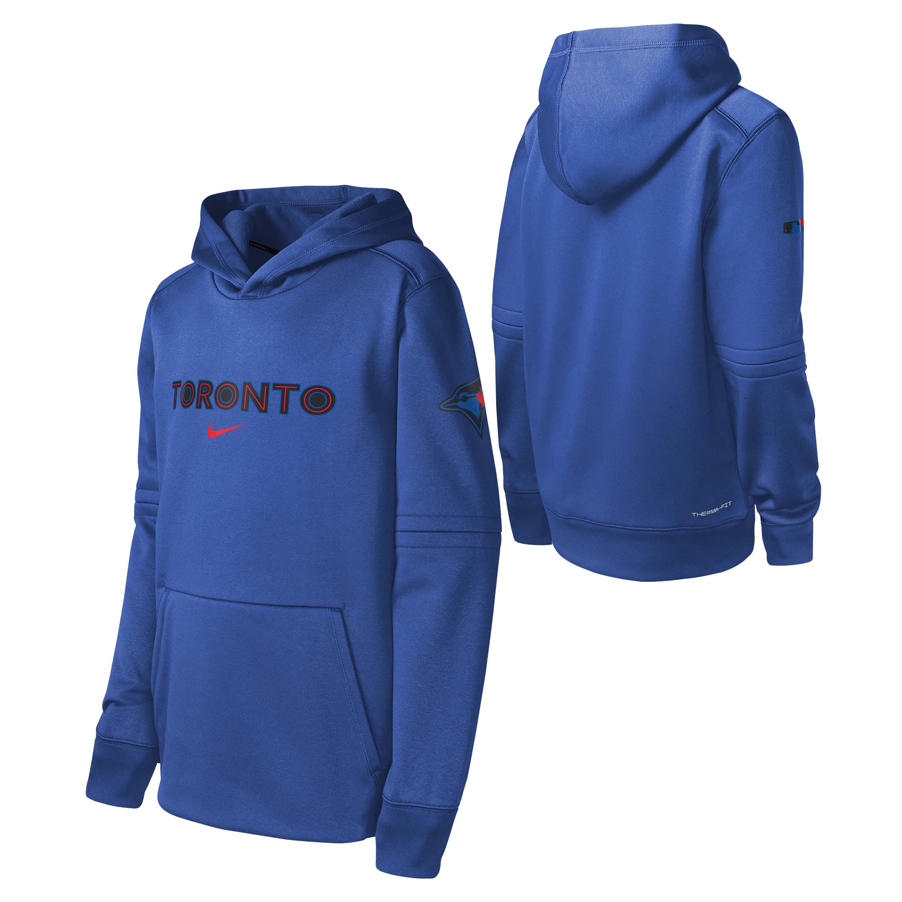 Youth Toronto Blue Jays 2024 City Connect Royal Blue - Practice Hoodie