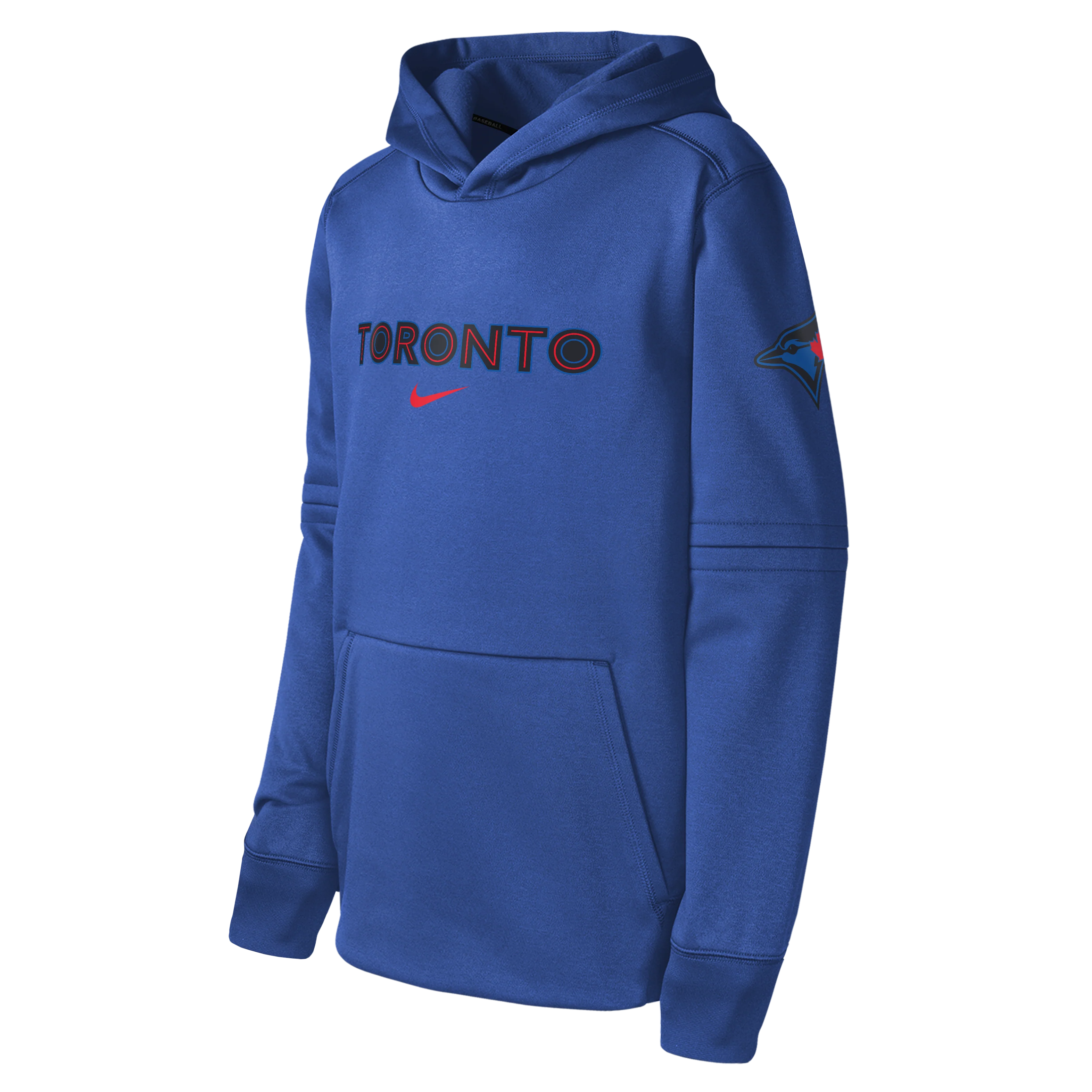 Youth Toronto Blue Jays 2024 City Connect Royal Blue - Practice Hoodie - Image 2