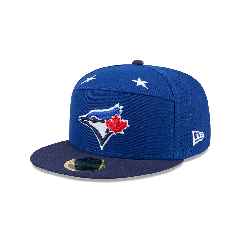 Youth Toronto Blue Jays 2025 All-Star Games 59FIFTY Split Panel New Era Fitted Hat - Blue - Image 3