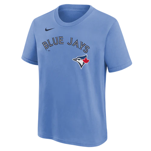 Youth Toronto Blue Jays Addison Barger #47 T-Shirt  - Cobalt Blue - Image 2