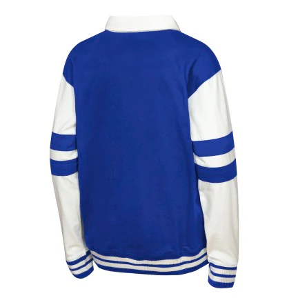 Youth Toronto Blue Jays MVP Long Sleeve Collared T-Shirt - Blue - Image 3