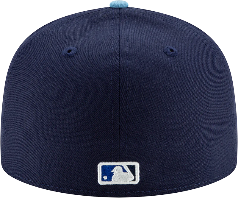Youth Toronto Blue Jays Navy/ Light Blue New Alternate 4 Authentic Collection On-Field New Era - 59FIFTY Fitted Hat - Image 5