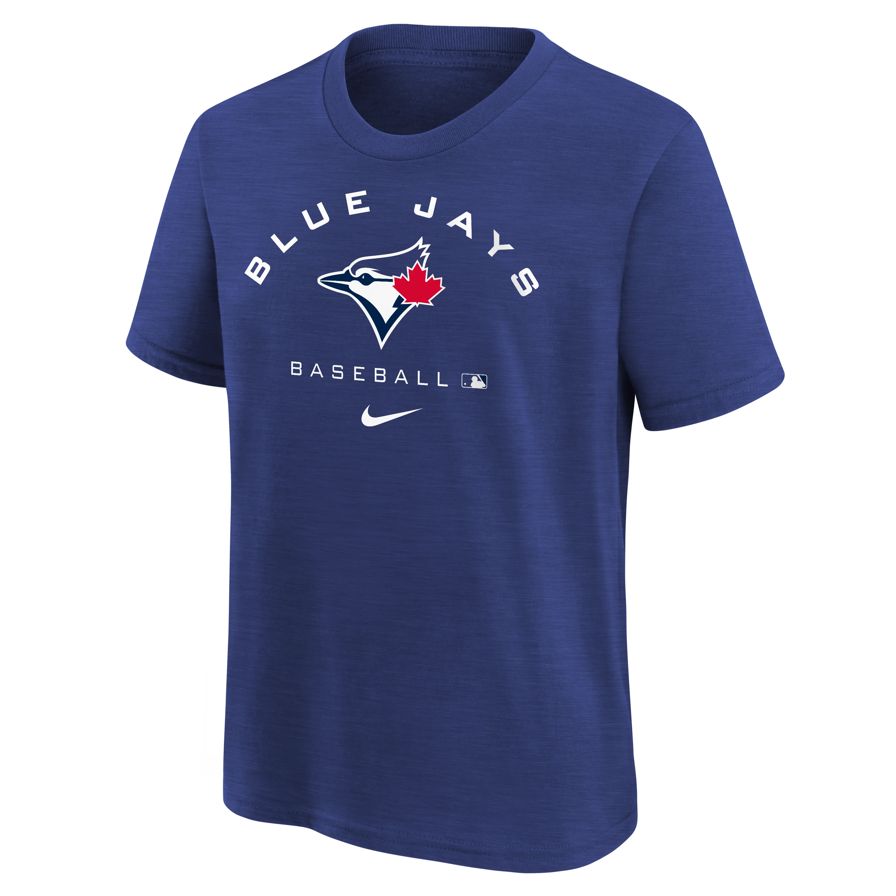 Youth Toronto Blue Jays Nike Practice Velocity Royal Rush Dri-Fit T-Shirt - Image 2