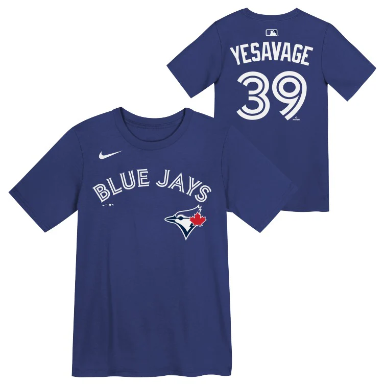 Youth Toronto Blue Jays Trey Yesavage #39 T-Shirt  - Rush Blue