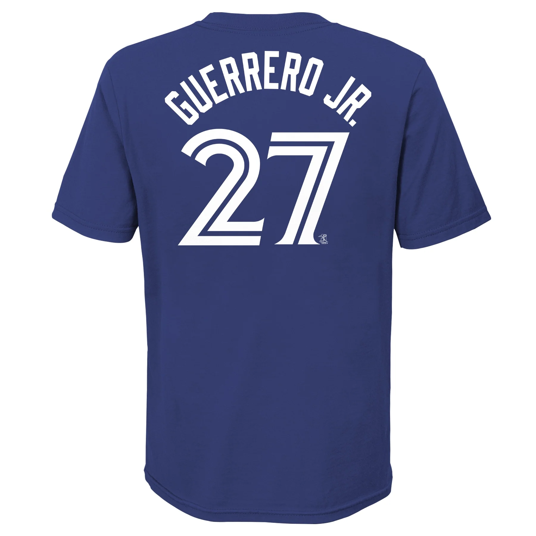 Youth Toronto Blue Jays Vladimir Guerrero Jr. #27 Nike Royal Name & Number T-Shirt
