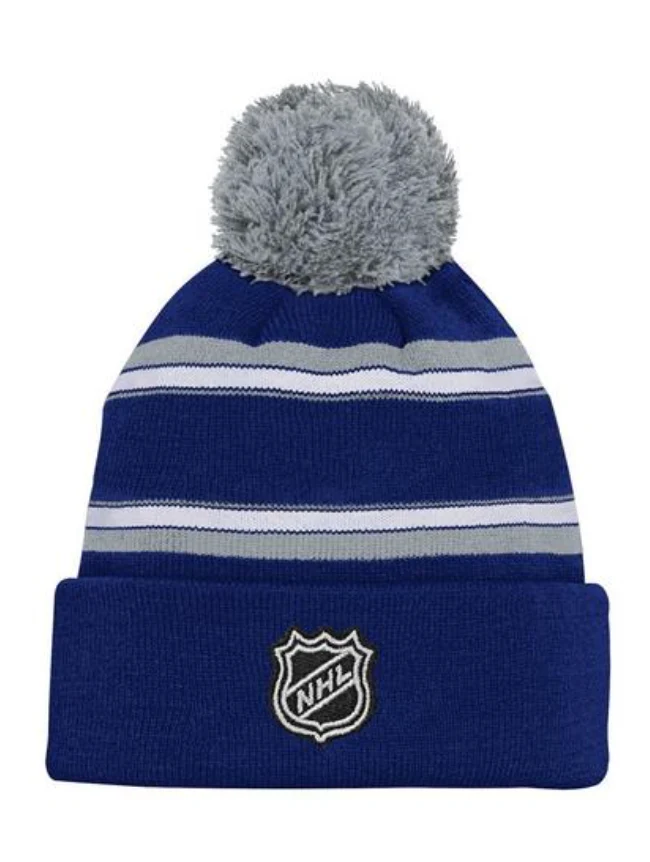 Youth Toronto Maple Leafs Jacquard Pow Toque - Image 2