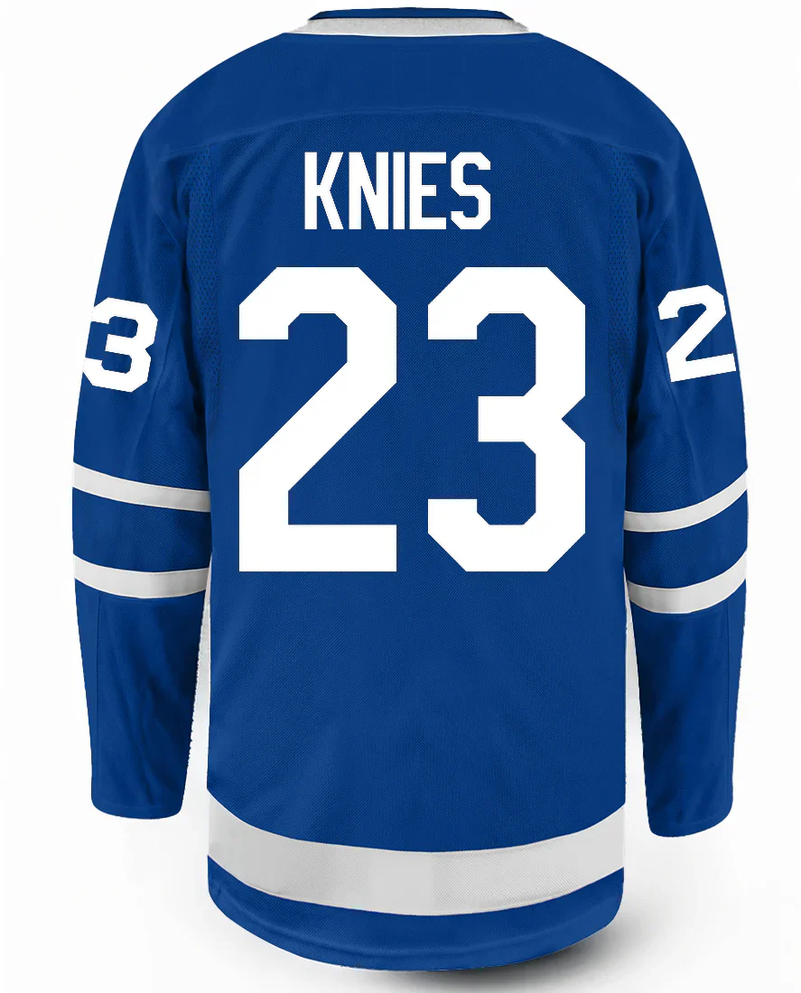 Youth Toronto Maple Leafs Matthews Knies #23 Home Replica Jersey - Image 2