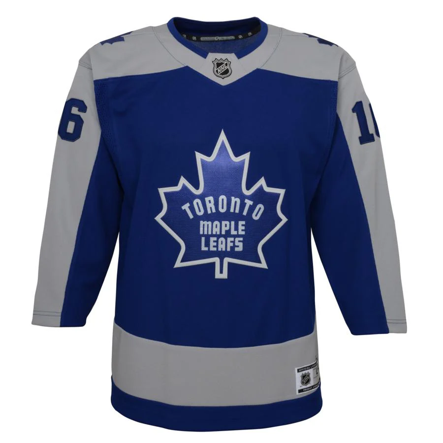 Youth Toronto Maple Leafs Mitch Marner #16 Reverse Retro Jersey - Image 2