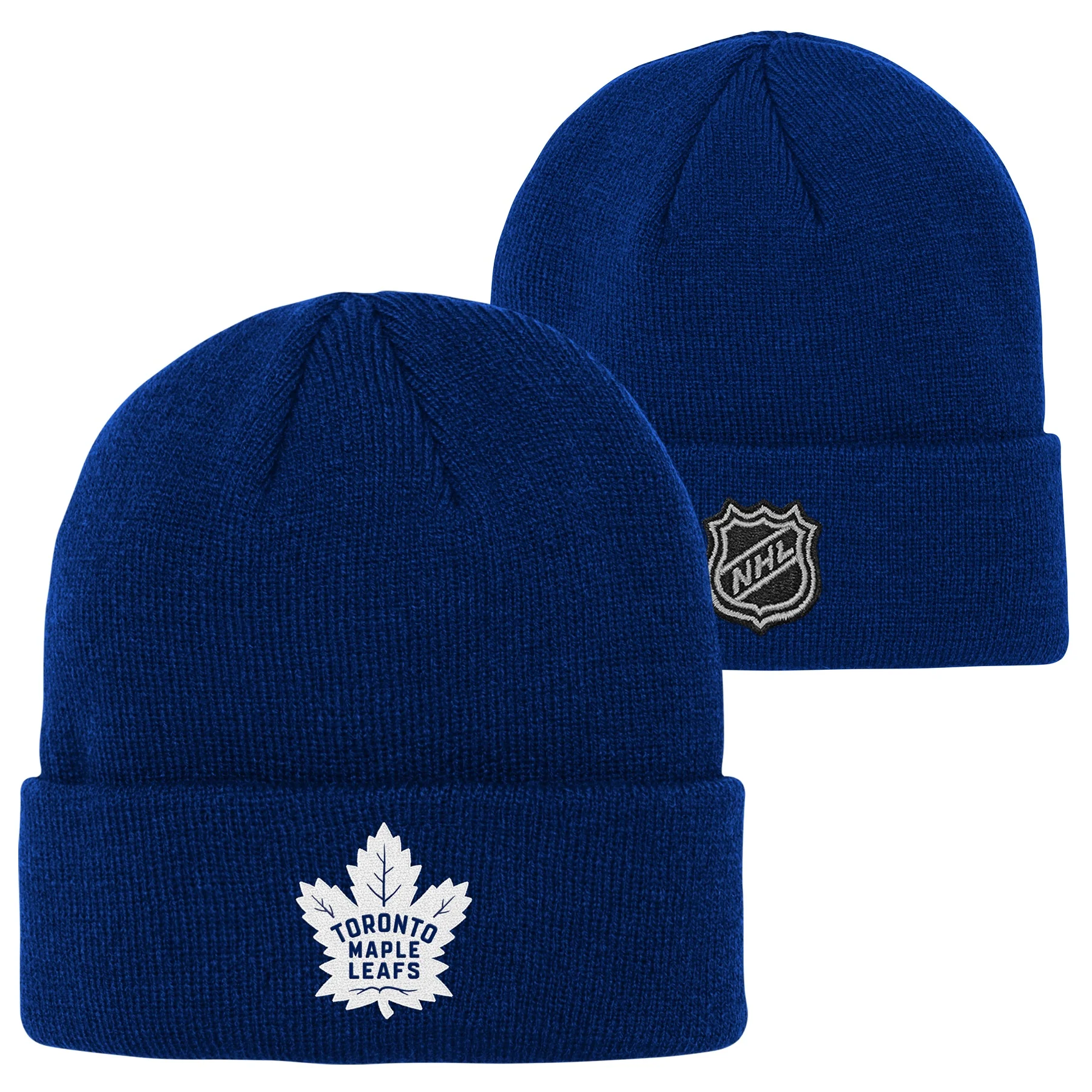Youth Toronto Maple Leafs Navy Cuff Toque - Image 3