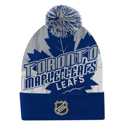 Youth Toronto Maple Leafs Word Mark Essentials Knit Toque - Image 2