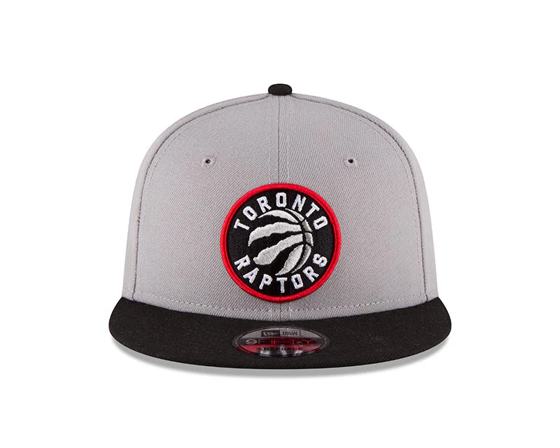 Youth Toronto Raptors 2Tone 9Fifty New Era Snapback Hat - Grey/Black - Image 2