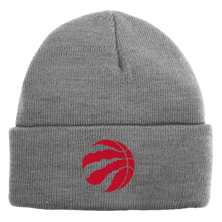 Youth Toronto Raptors Ball Grey Cuff Toque