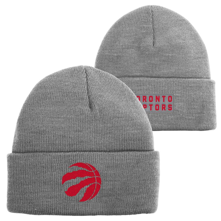 Youth Toronto Raptors Ball Grey Cuff Toque - Image 3