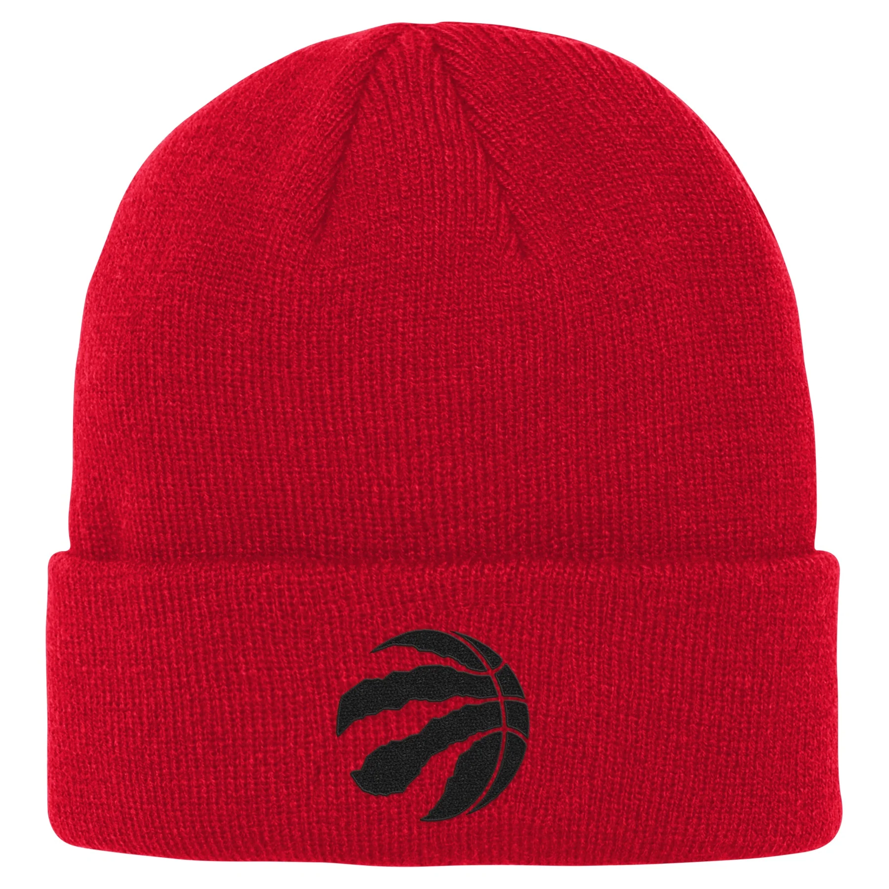 Youth Toronto Raptors Ball Red Cuff Toque - Image 2