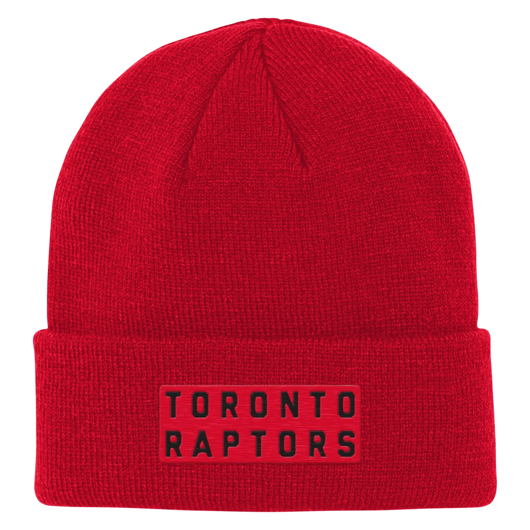 Youth Toronto Raptors Ball Red Cuff Toque - Image 3
