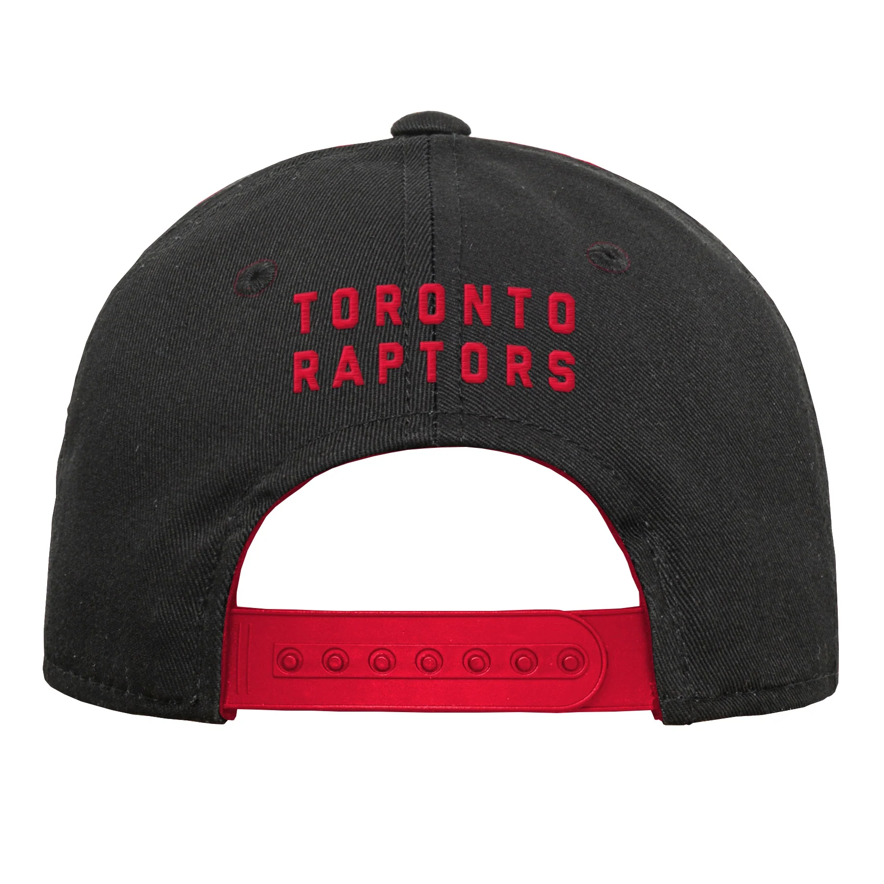 Youth Toronto Raptors Blk/Red Precurve Hat - Image 2