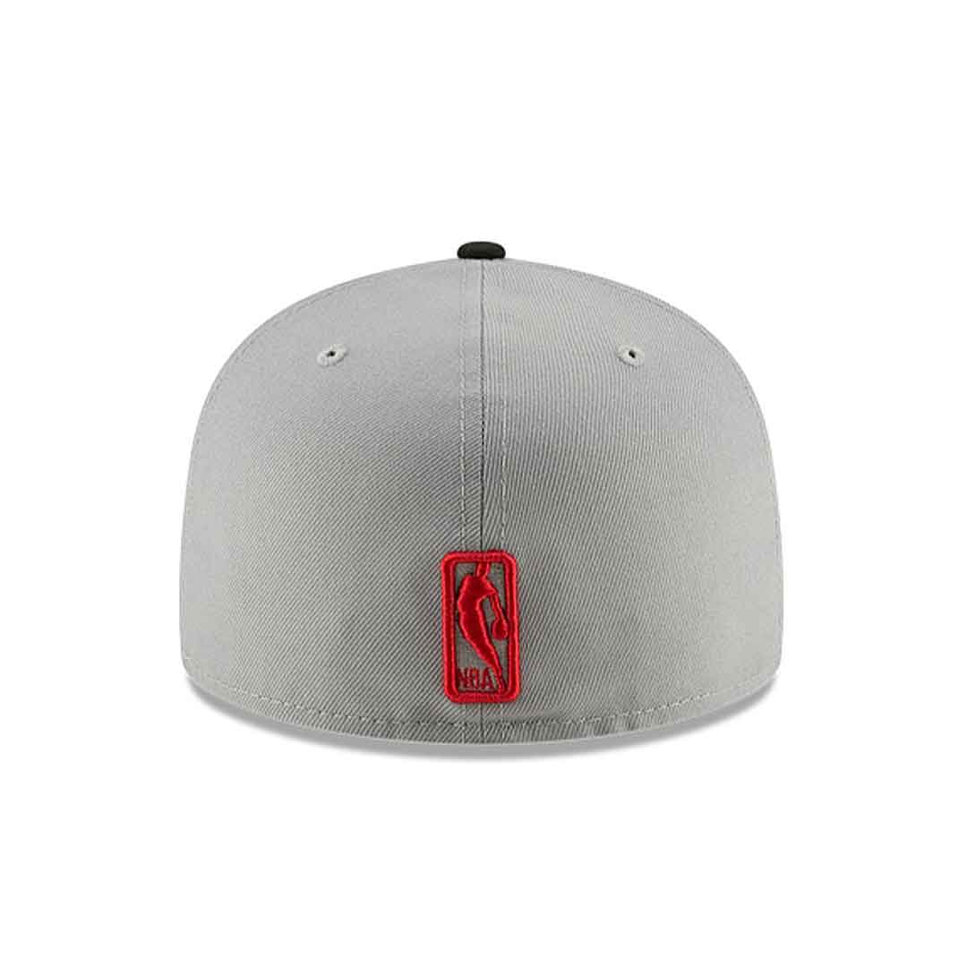Youth Toronto Raptors Gray/Black New Era 59FIFTY 2-Tone Fitted Hat - Image 3