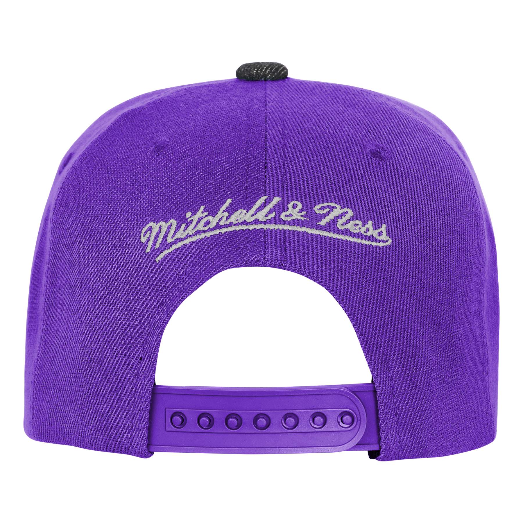 Youth Toronto Raptors Mitchell & Ness PatchWork Hard Wood Classic Snapback Hat - Image 3