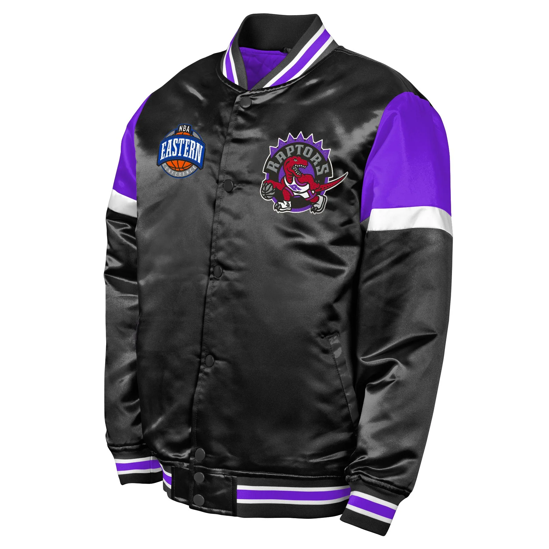 Youth Toronto Raptors Mitchell & Ness Satin Jacket - Image 2