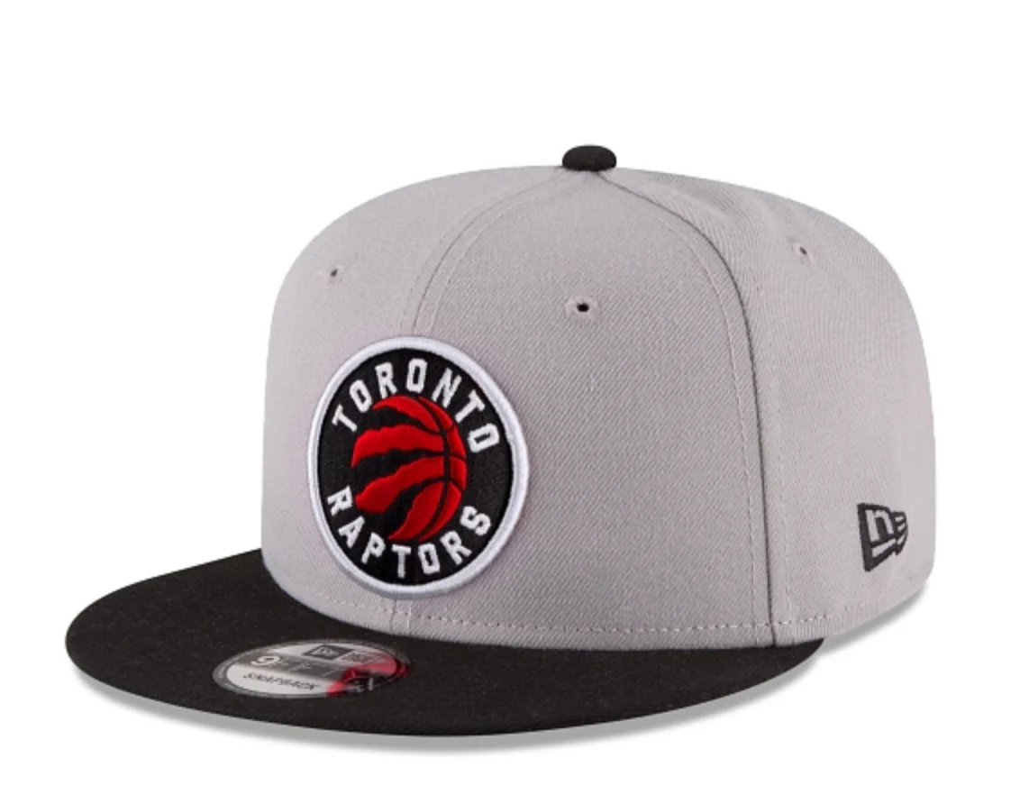 Youth Toronto Raptors Basic New Era 9Fifty Hat - Grey/Black