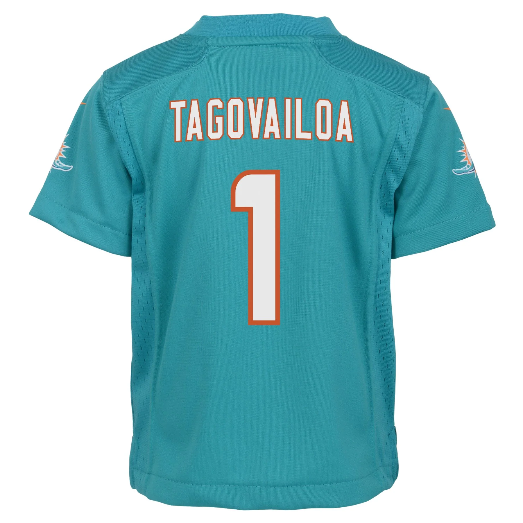 Youth Tua Tagovailoa #1 Miami Dolphins Nike Youth Game Jersey - Aqua - Image 3