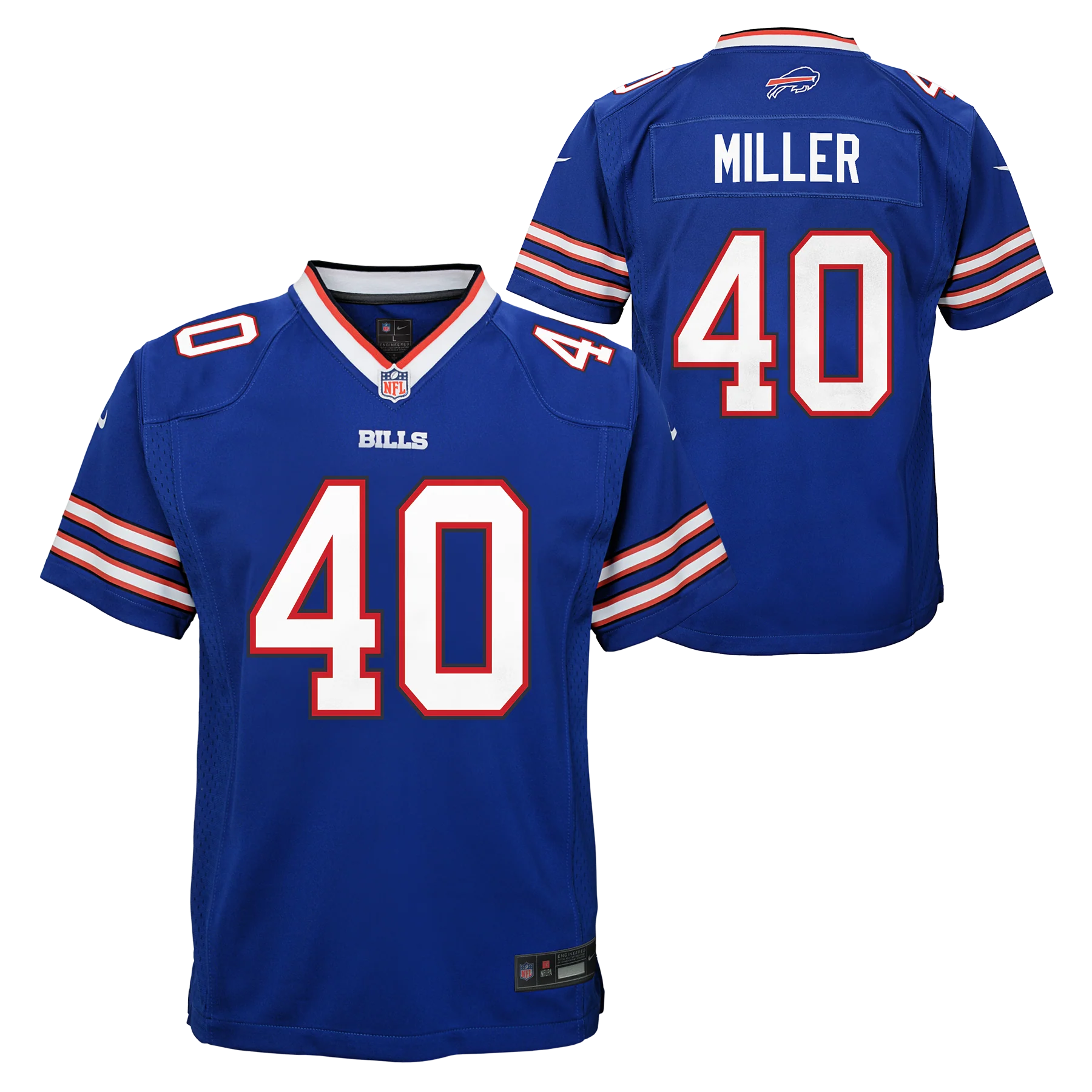 Youth Von Miller #40 Royal Buffalo Bills Nike - Game Jersey