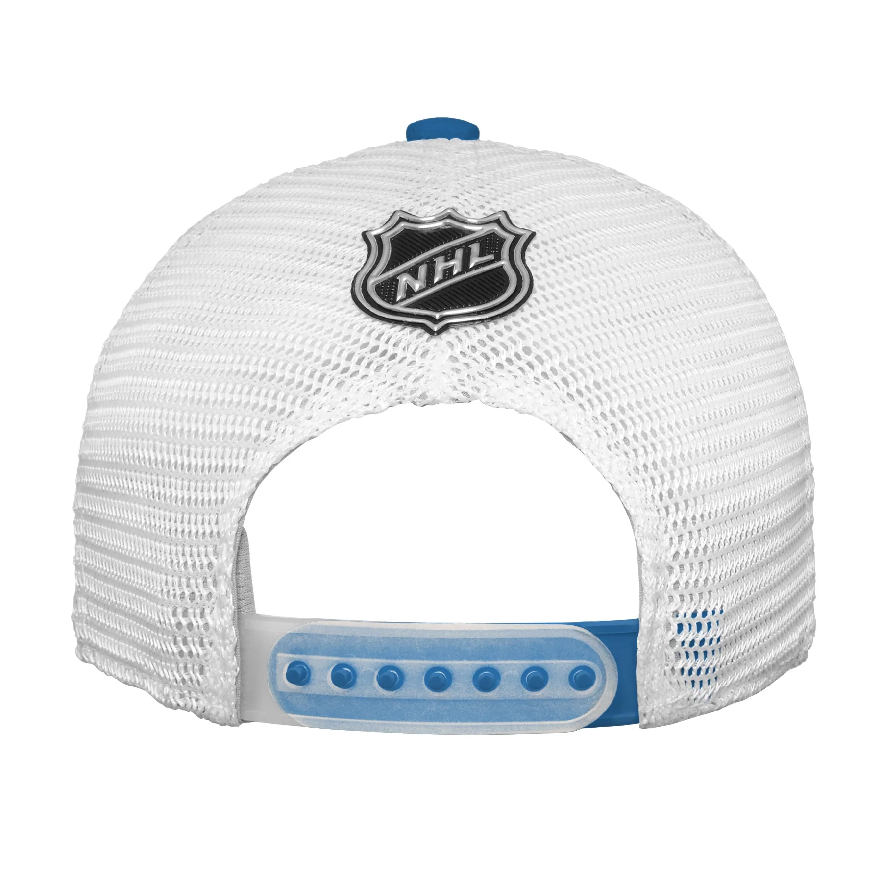 Youth Winnipeg Jets Fanatics Branded 2022 NHL Draft Authentic Pro On Stage Trucker Adjustable Hat - Image 3